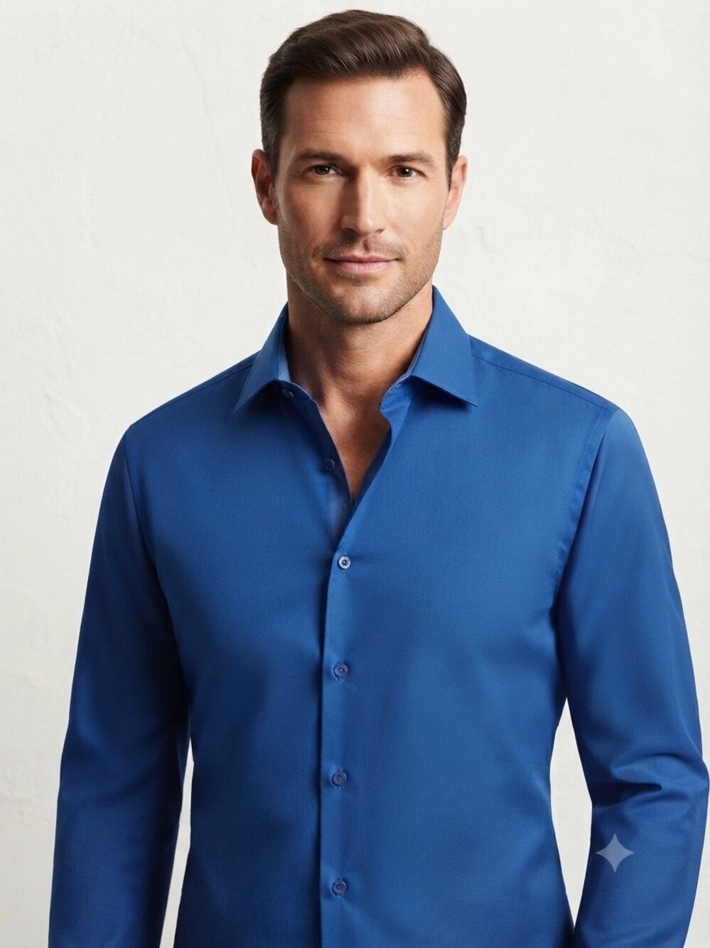 Boucheron men’s blue slim fit dress shirt sz M